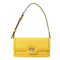 GG Monogram Scratch Lux Calfskin Mini Luce Shoulder Bag Yellow