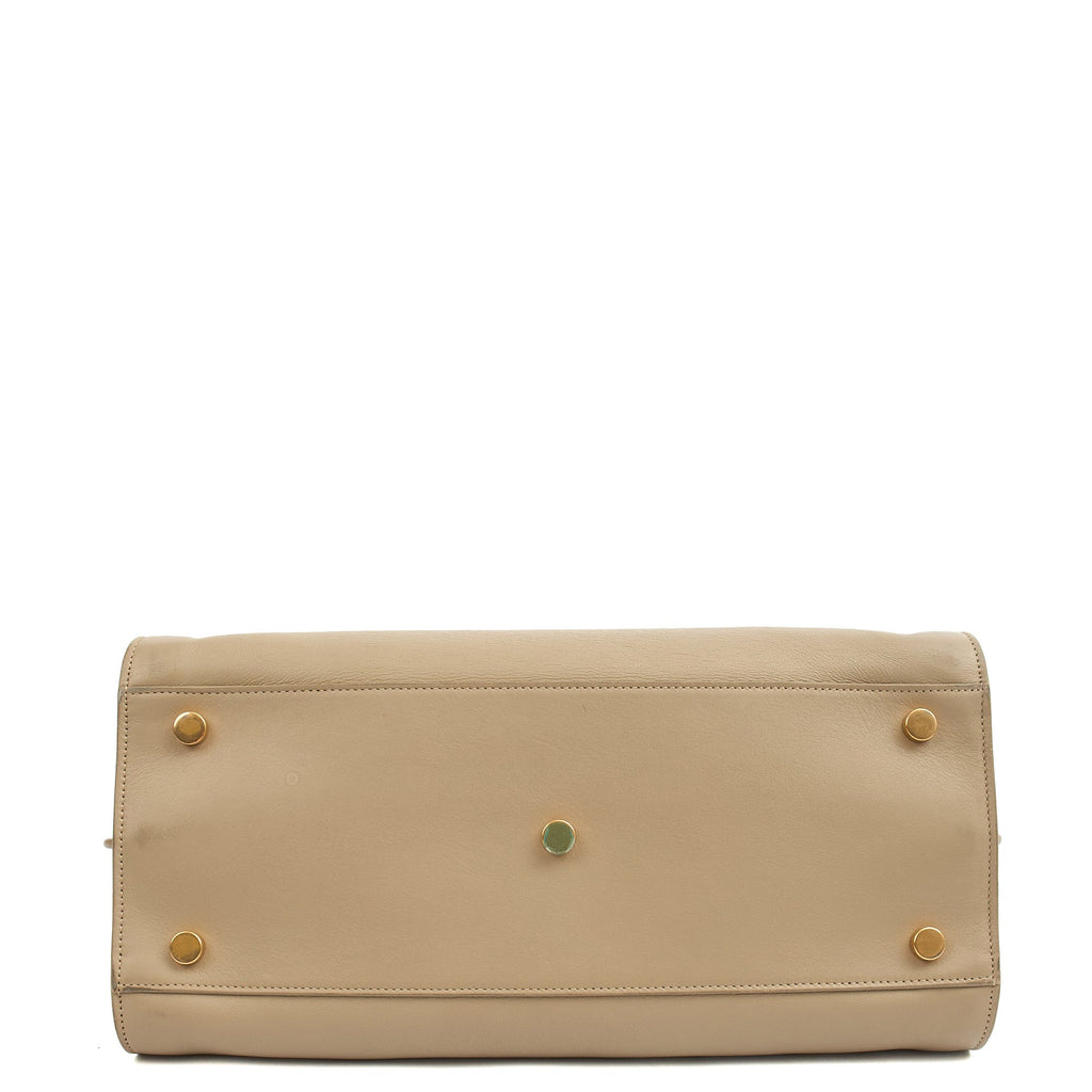 Saint Laurent Top Handle Sac de Jour in Grey, Leather