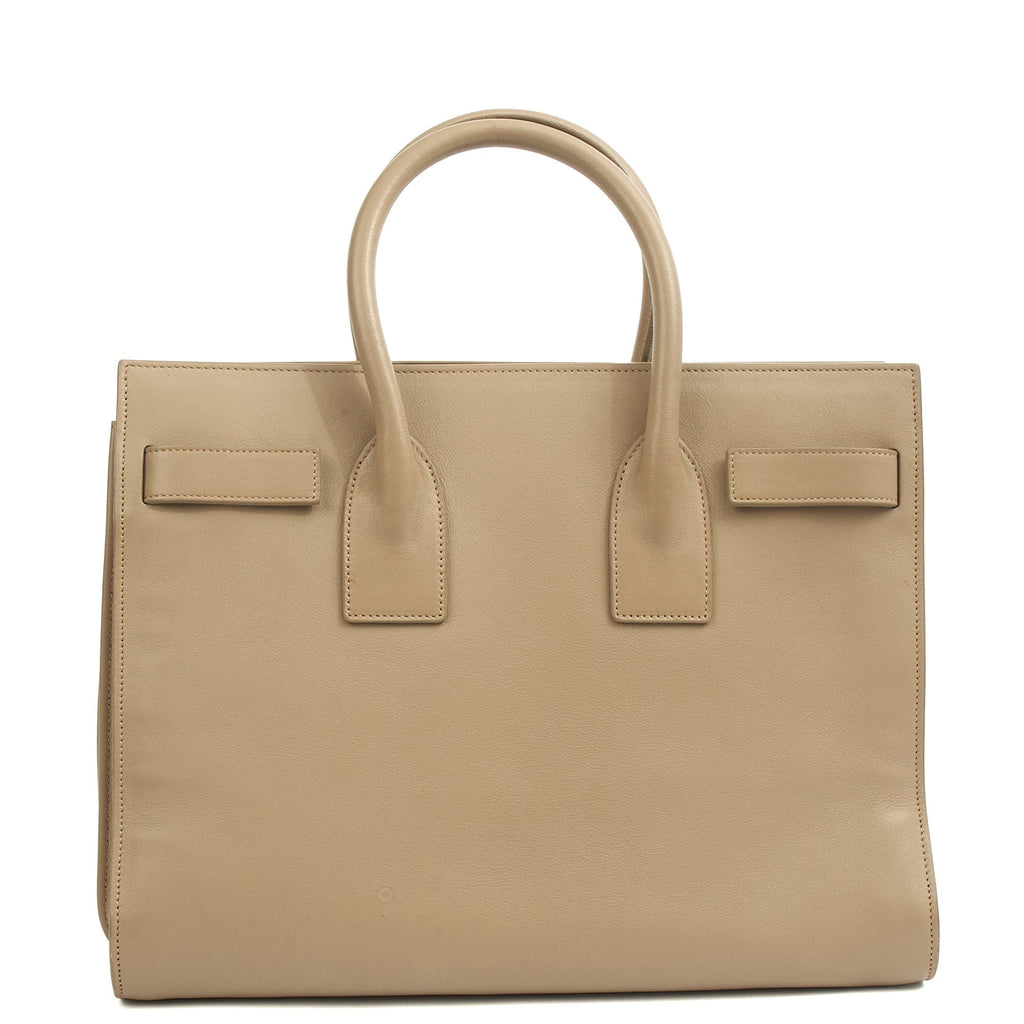 Saint Laurent Top Handle Sac de Jour in Grey, Leather