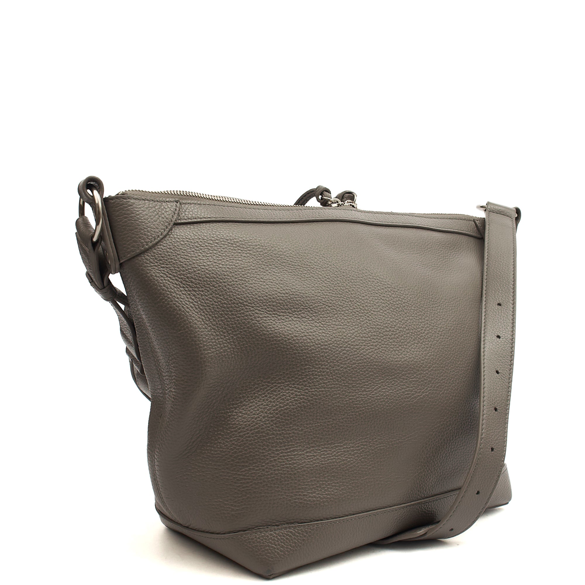 Balenciaga Cross Body Classic Day Hobo in Grey, Veau (Calfskin)