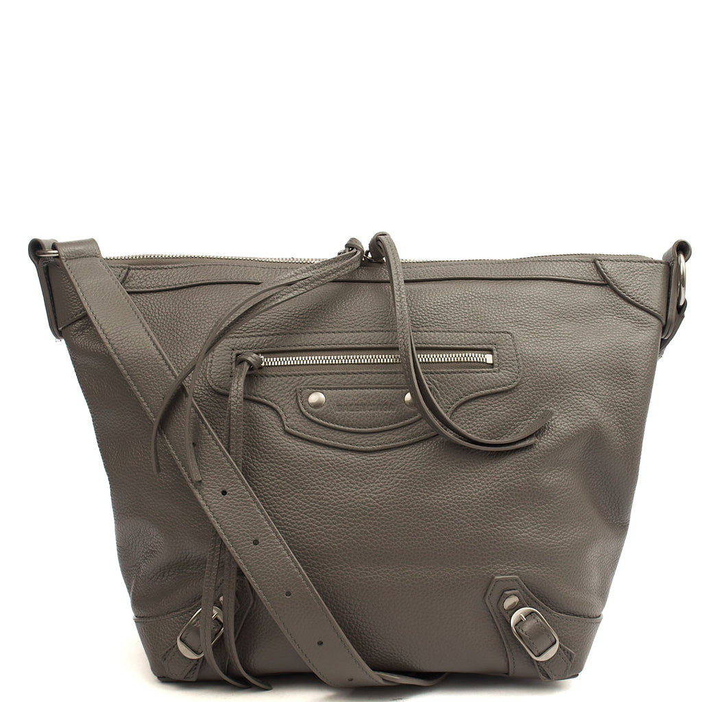 Balenciaga Cross Body Classic Day Hobo in Grey, Veau (Calfskin)