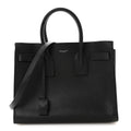 Grained Calfskin Small Sac De Jour Black