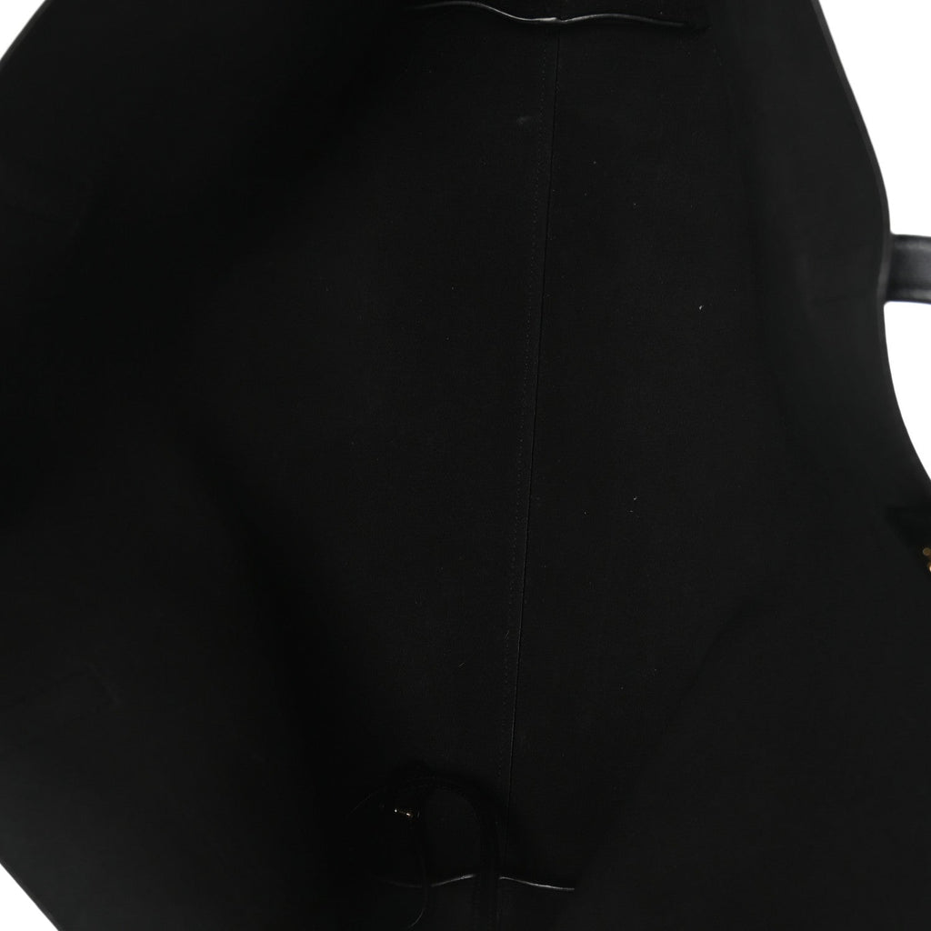 Calfskin Large Shopping Tote Black