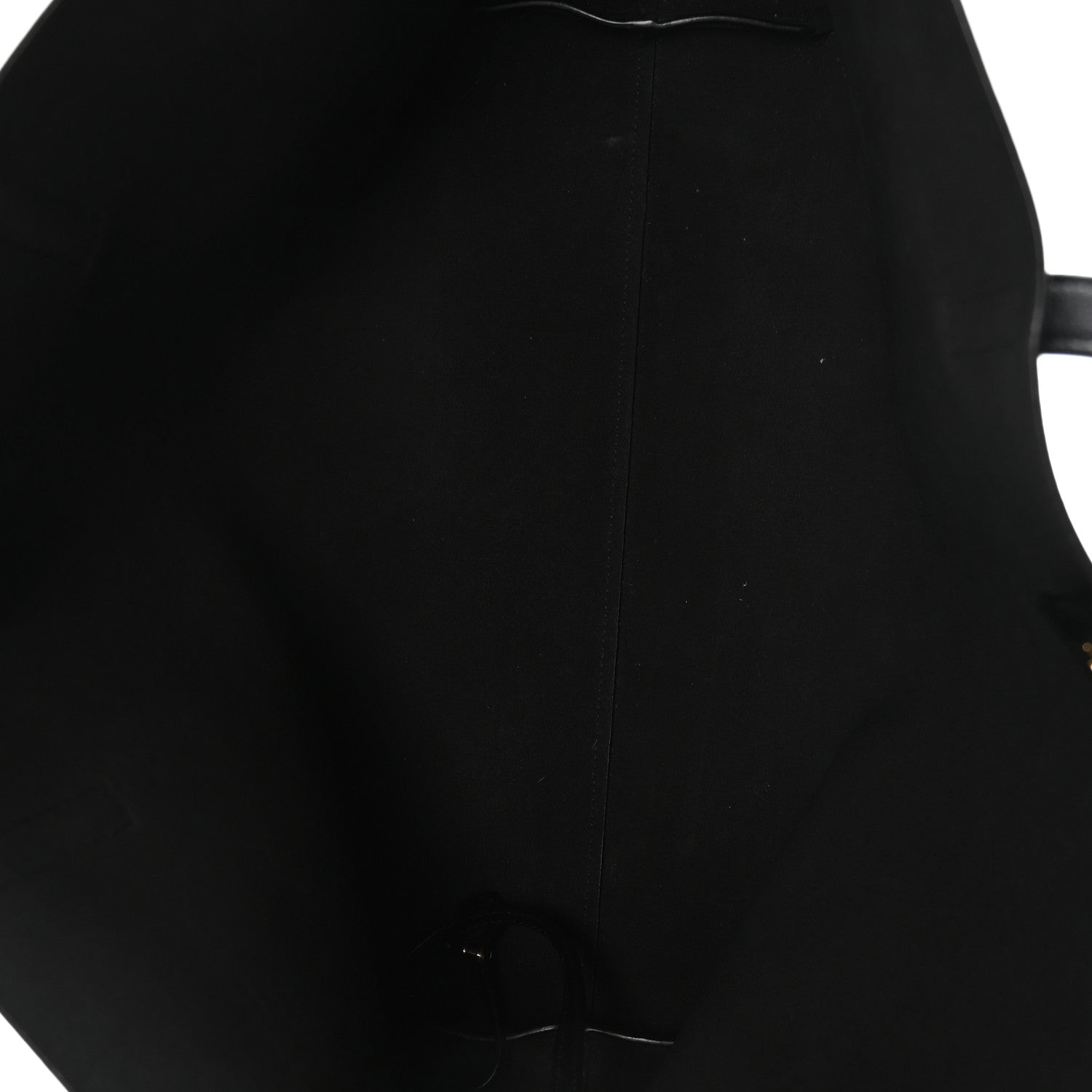Calfskin Large Shopping Tote Black