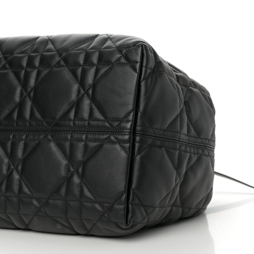 Calfskin Macrocannage Large Toujours Black