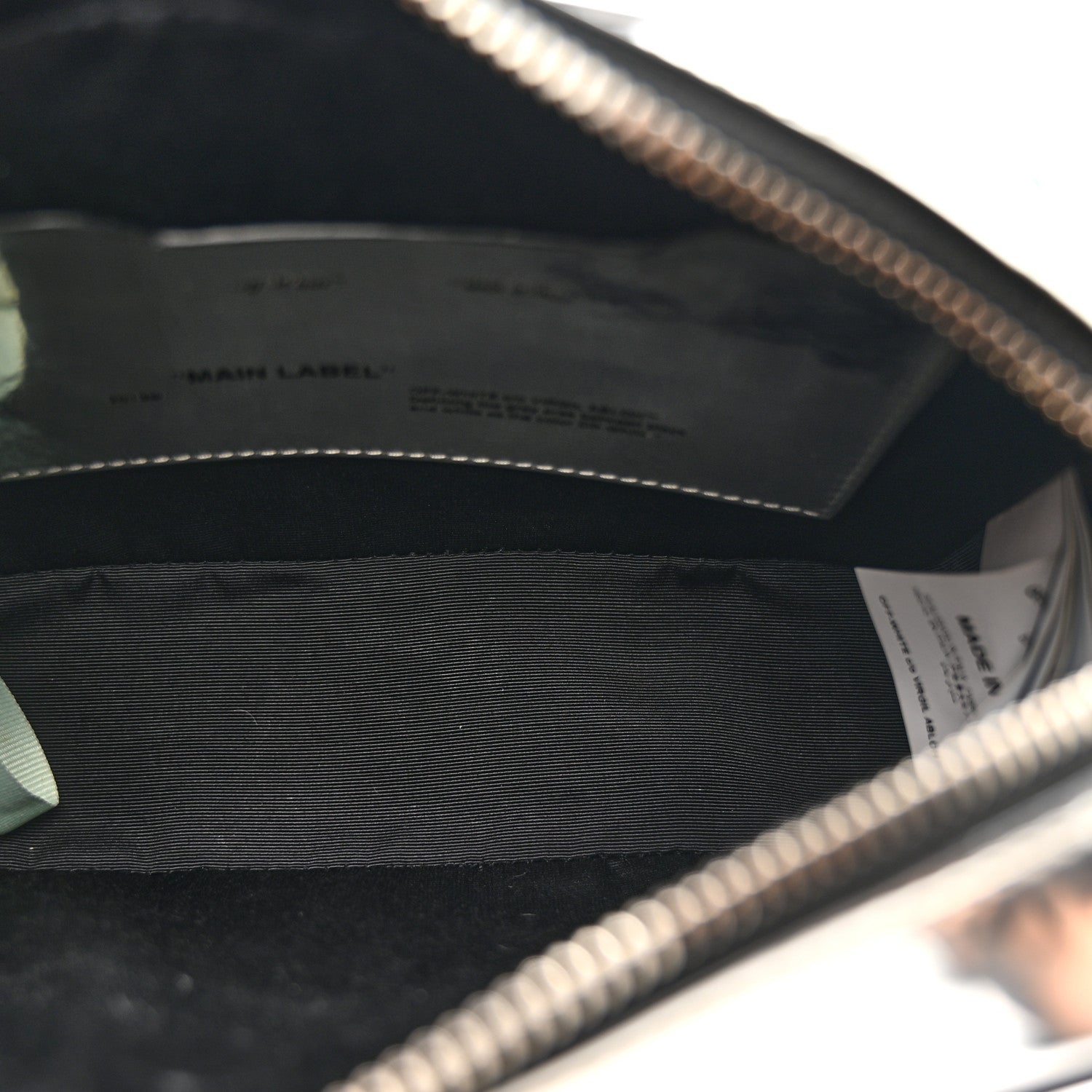 Patent Mirror Binder Clip Camera Belt Bag Silver