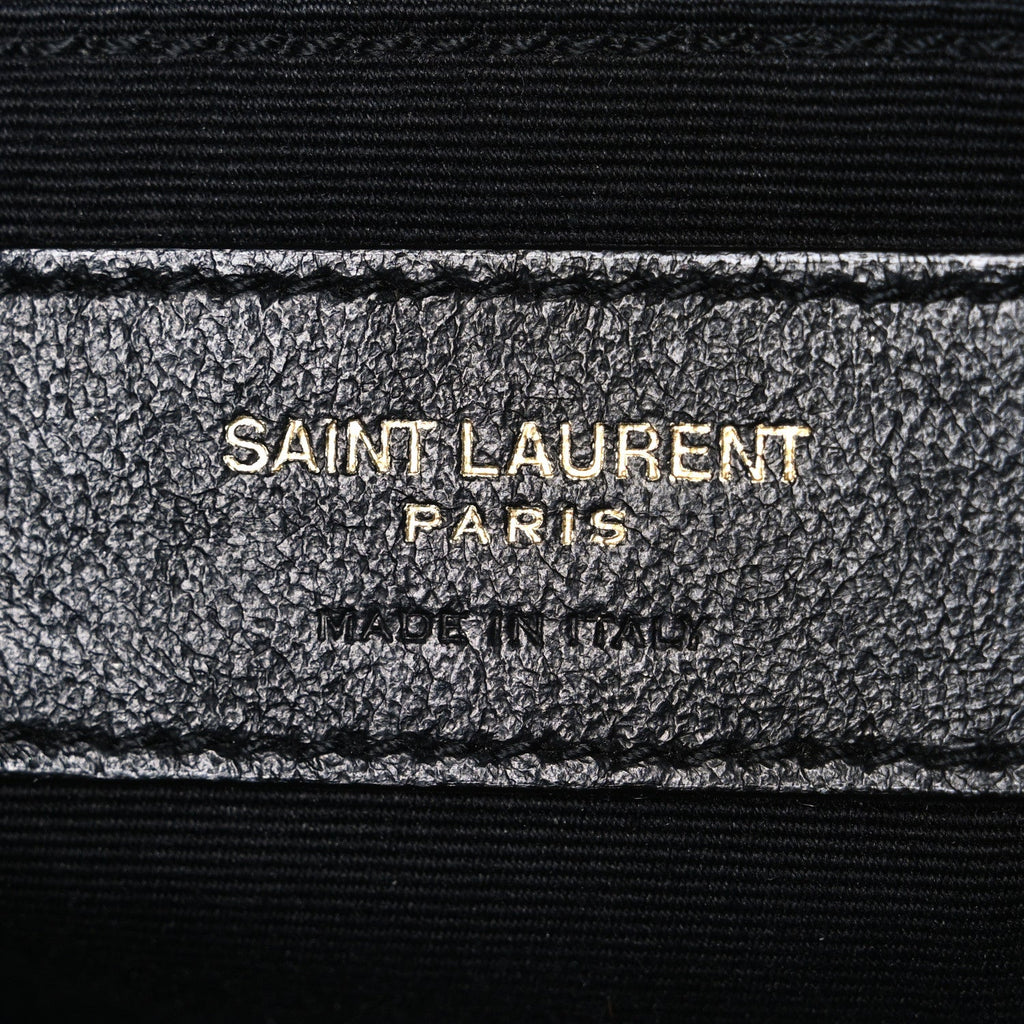 Calfskin Matelasse Monogram Lou Camera Bag Black