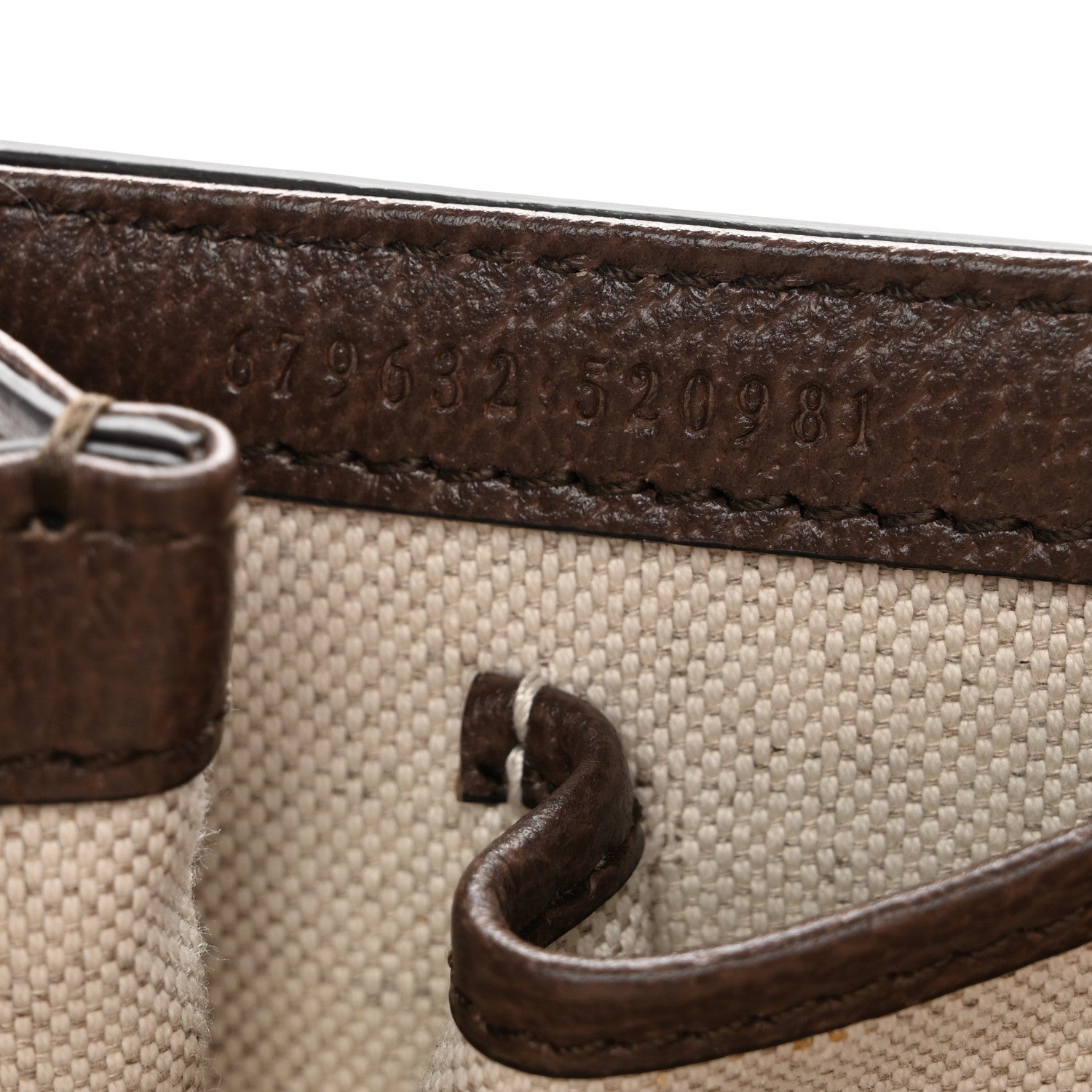 GG Supreme Monogram Studded Calfskin Centum Medium Bamboo 1947 Top Handle Bag Beige Ebony Multicolor
