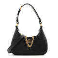 Goatskin Small Aphrodite Shoulder Bag Black