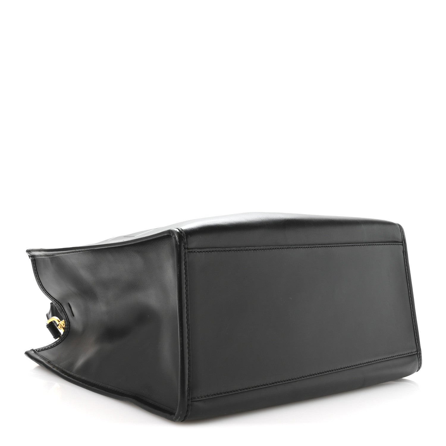 Vitello King Plexiglass Medium Fendi Sunshine Shopper Tote Black