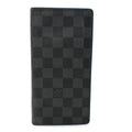 Damier Graphite Brazza Wallet Bleu Neon