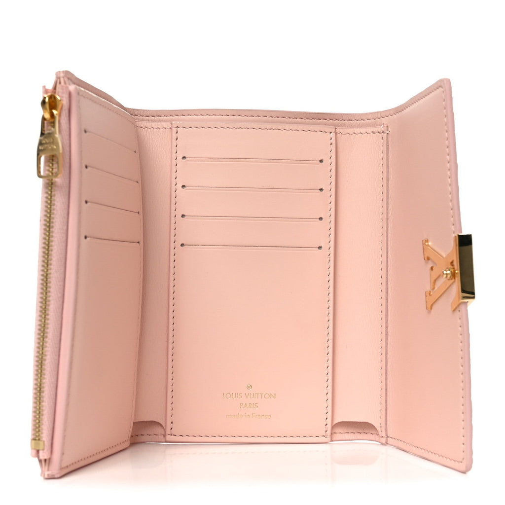 Taurillon Capucines Compact Wallet Magnolia