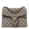 GG Supreme Monogram Mini Dionysus Shoulder Bag Taupe