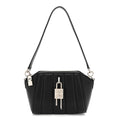 Lambskin XS Lock Antigona Shoulder Bag Black