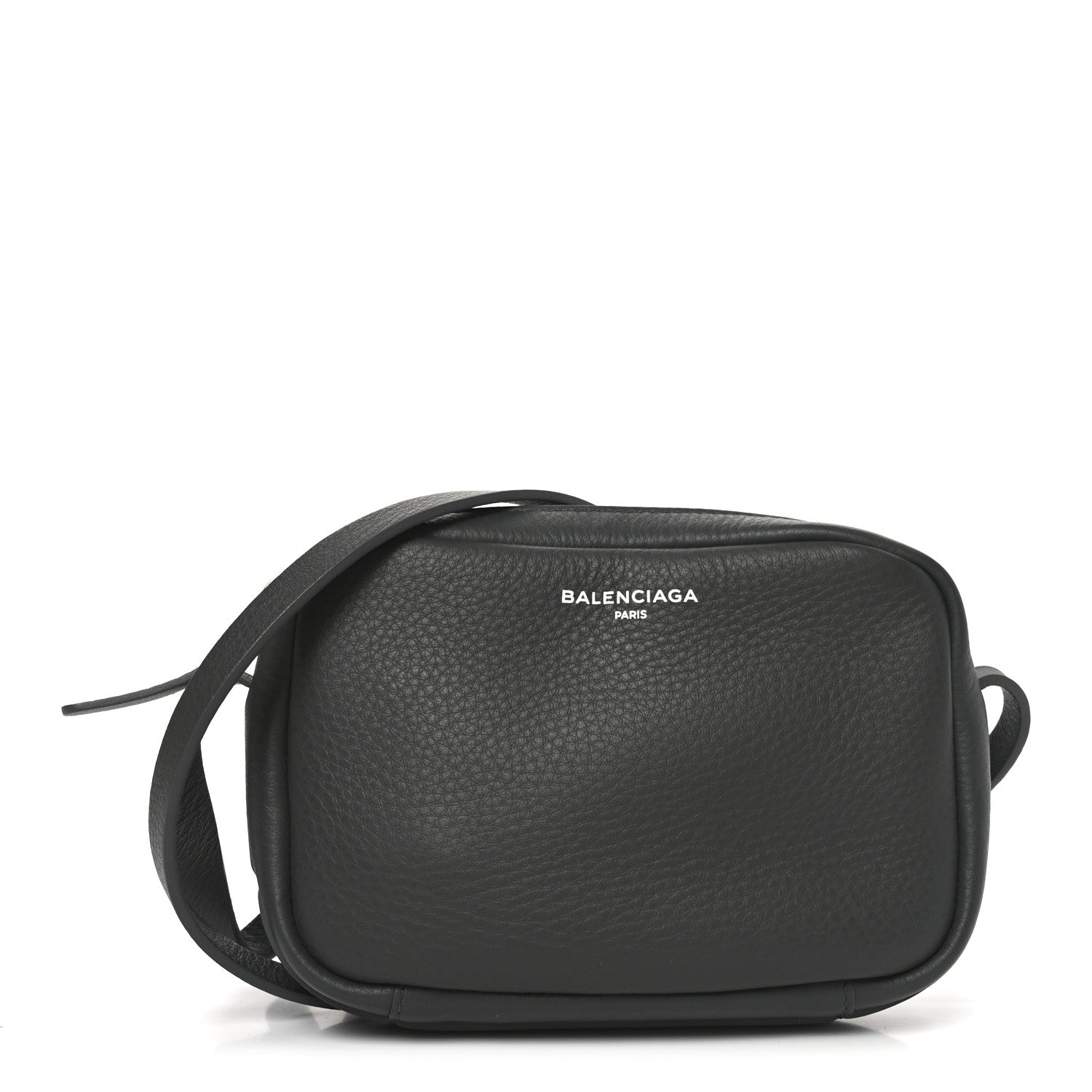 Calfskin Logo XS Everyday Camera Bag Gris Fossile