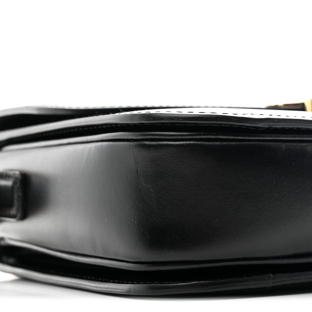 Shiny Calfskin Medium Triomphe Black