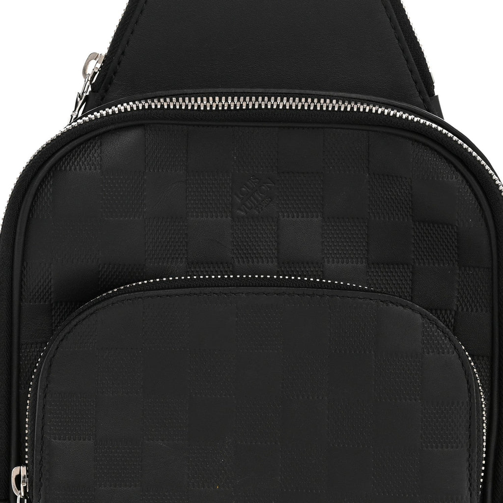 Damier Infini Avenue Sling Bag NM Onyx