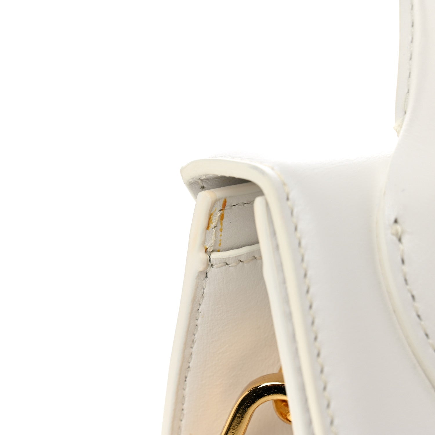 Smooth Calfskin Le Chiquito Noeud White