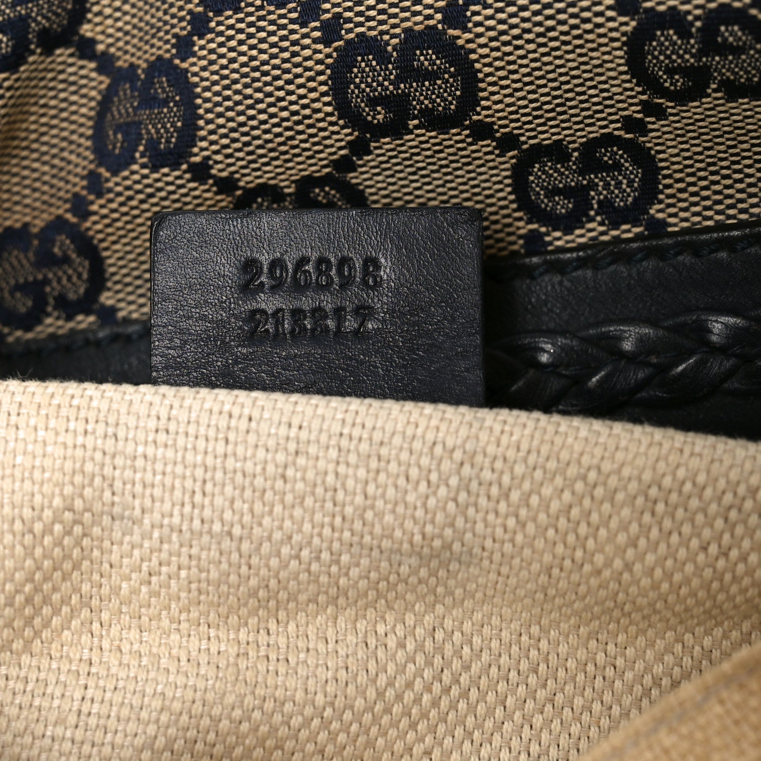 Monogram Brick Lane Small Boston Navy