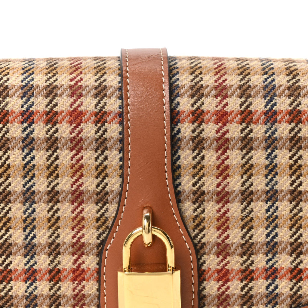Tweed Calfskin Tabou Clutch on Strap Multicolor