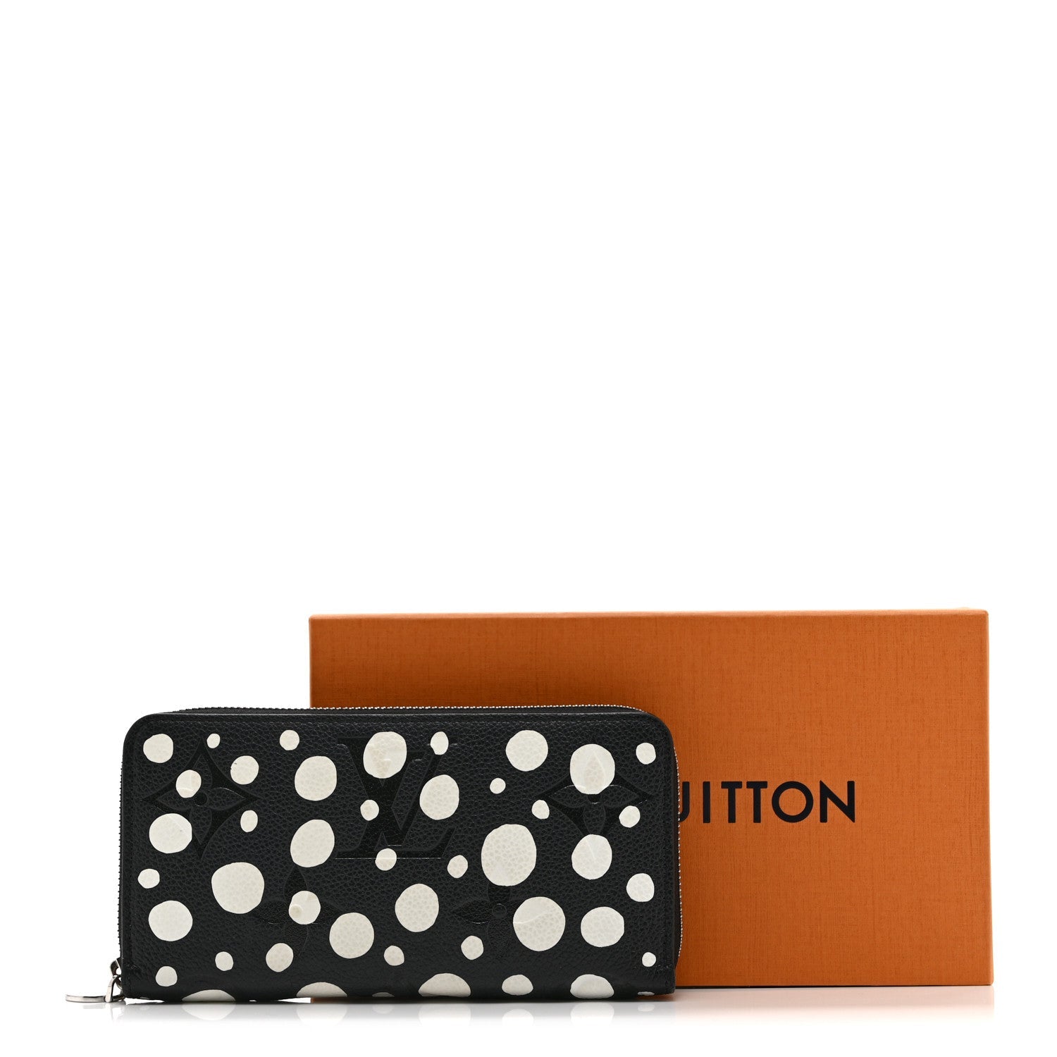 LV X YK Empreinte Zippy Wallet Black White