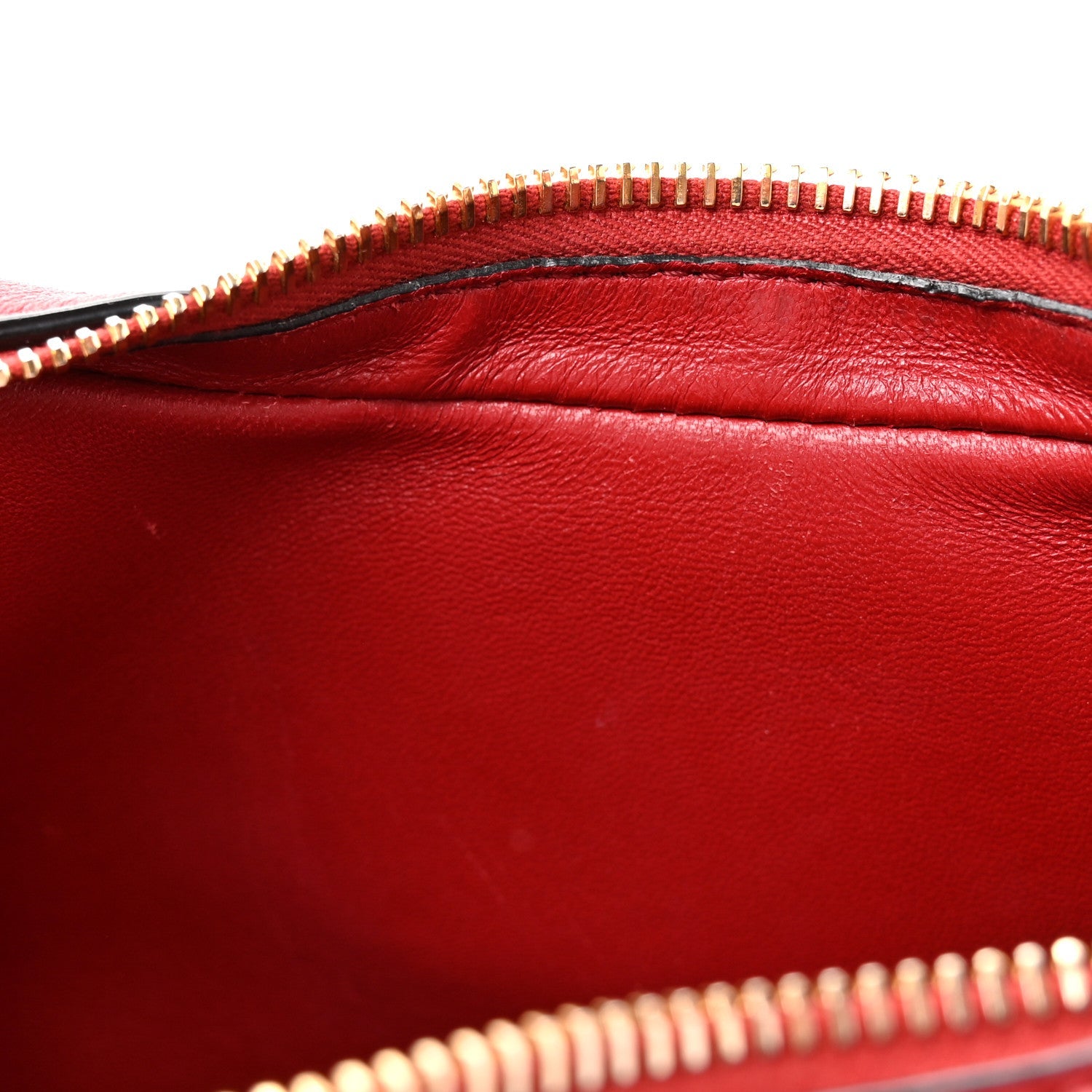 Calfskin Stud Sign Zip Hobo Rosso Valentino