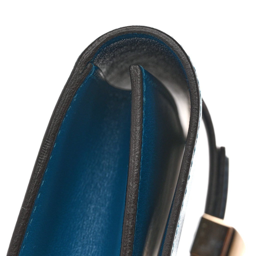 Tadelakt Medor 23 Clutch Bleu Izmir