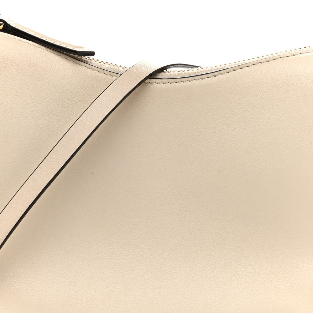 Vitello Grace Matte Mini Fendigraphy Hobo Bag Tortora