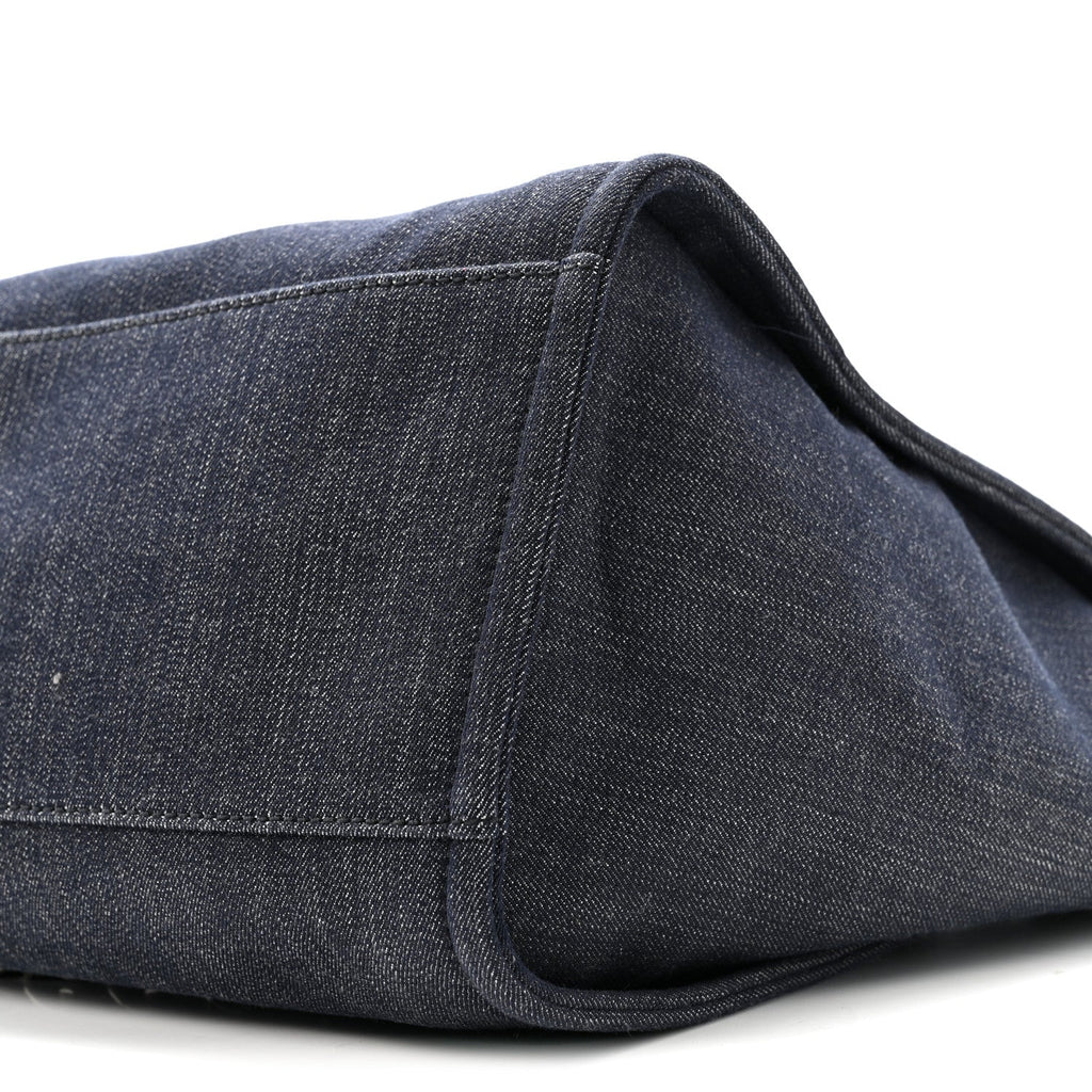 Denim Large Deauville Tote Dark Blue