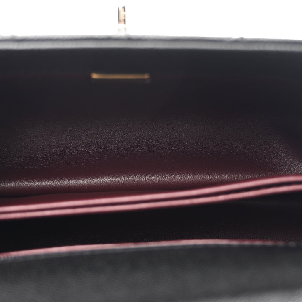 Caviar Quilted Mini Coco Handle Flap Black