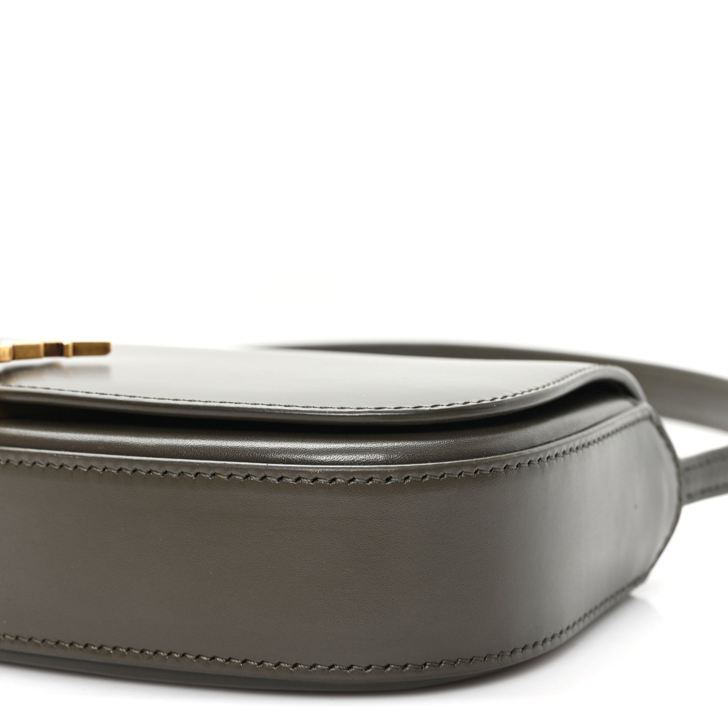 Box Calfskin Mini Voltaire Shoulder Bag Deep Musk