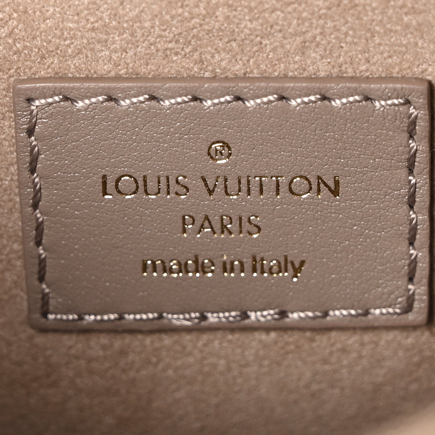 Calfskin LV New Wave Chain Bag Taupe