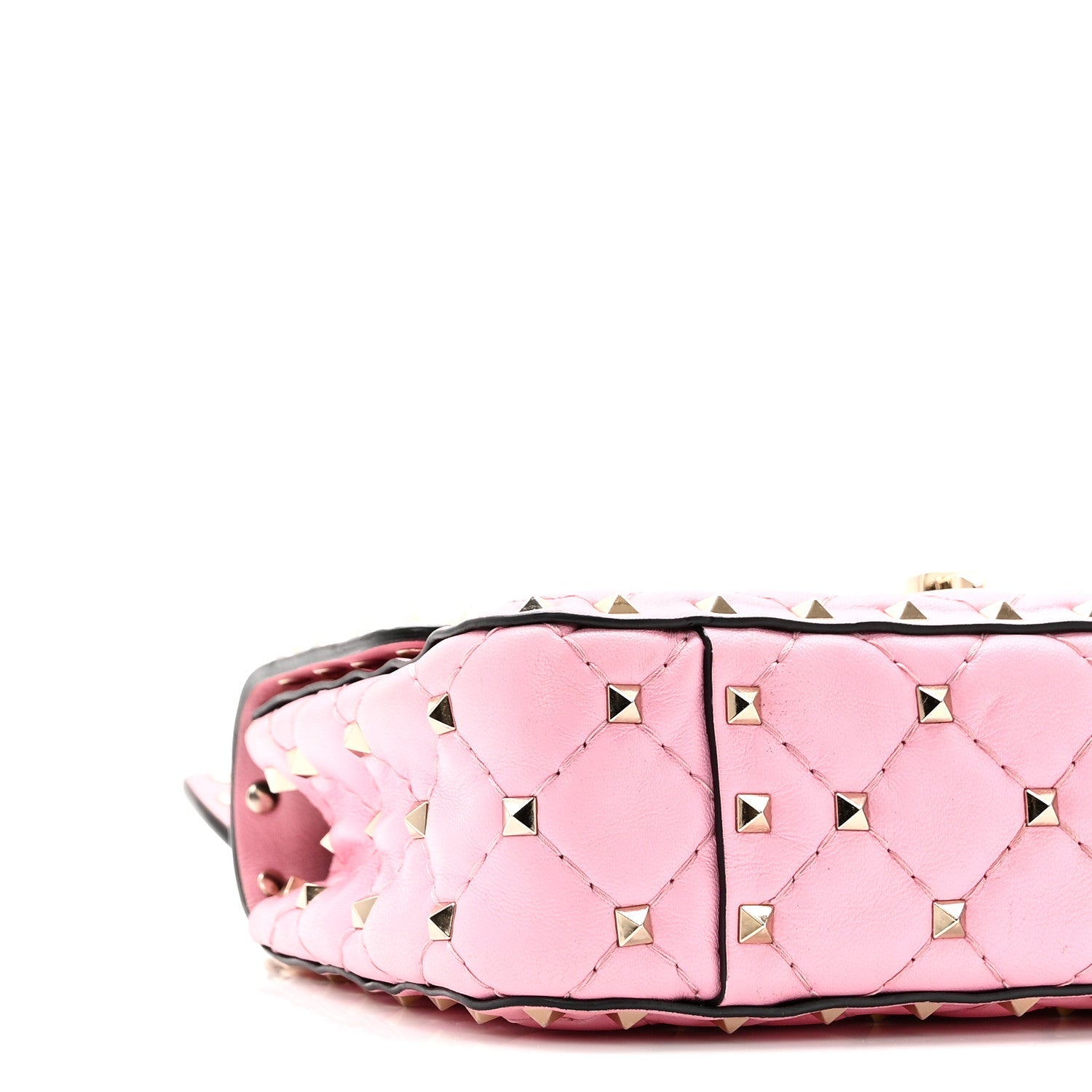 Nappa Small Rockstud Spike Shoulder Bag Giacinto