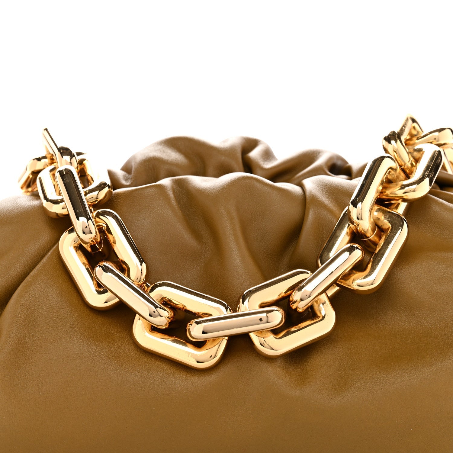 Calfskin The Pouch Chain Teak