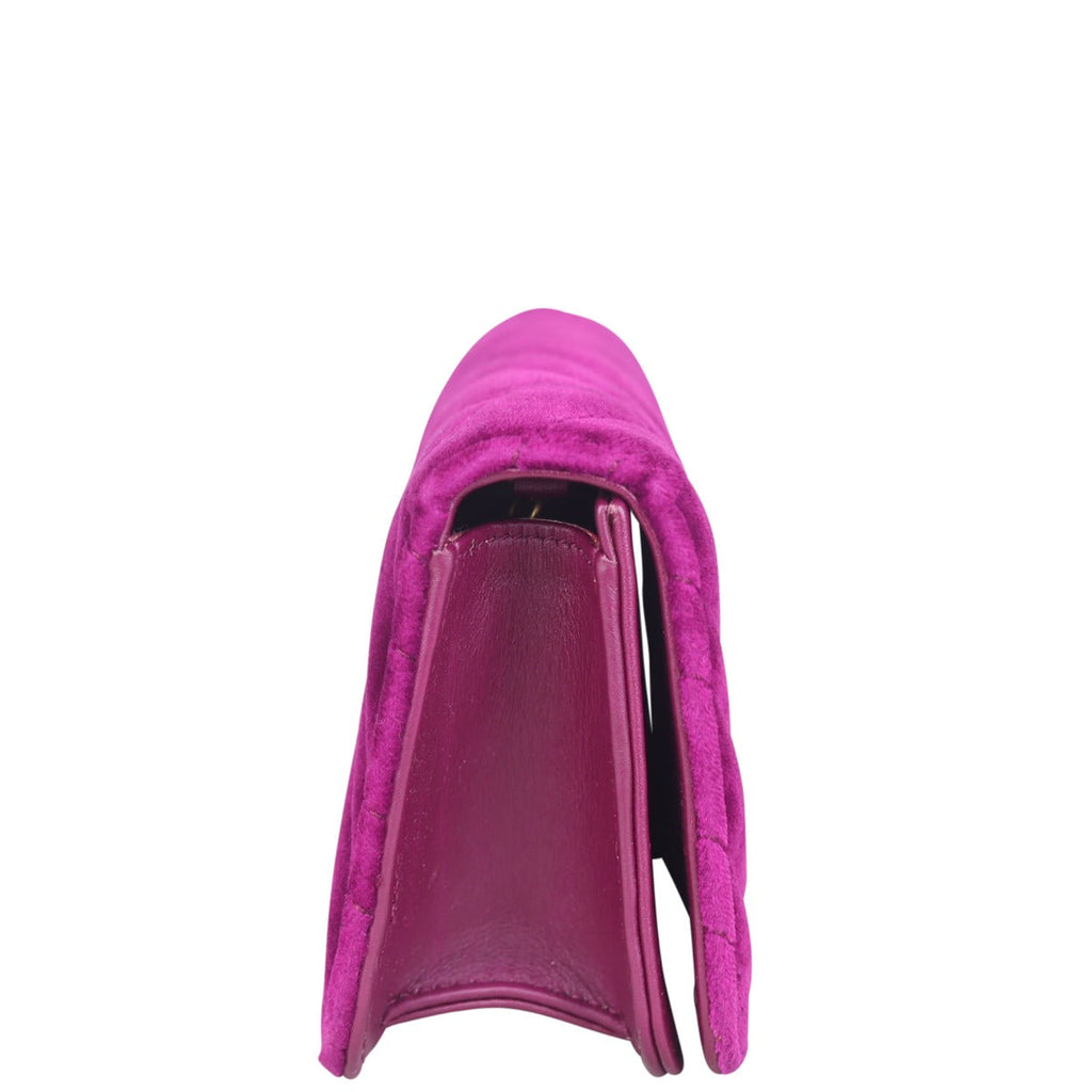 Gucci GG Velvet Super Mini Shoulder Bag