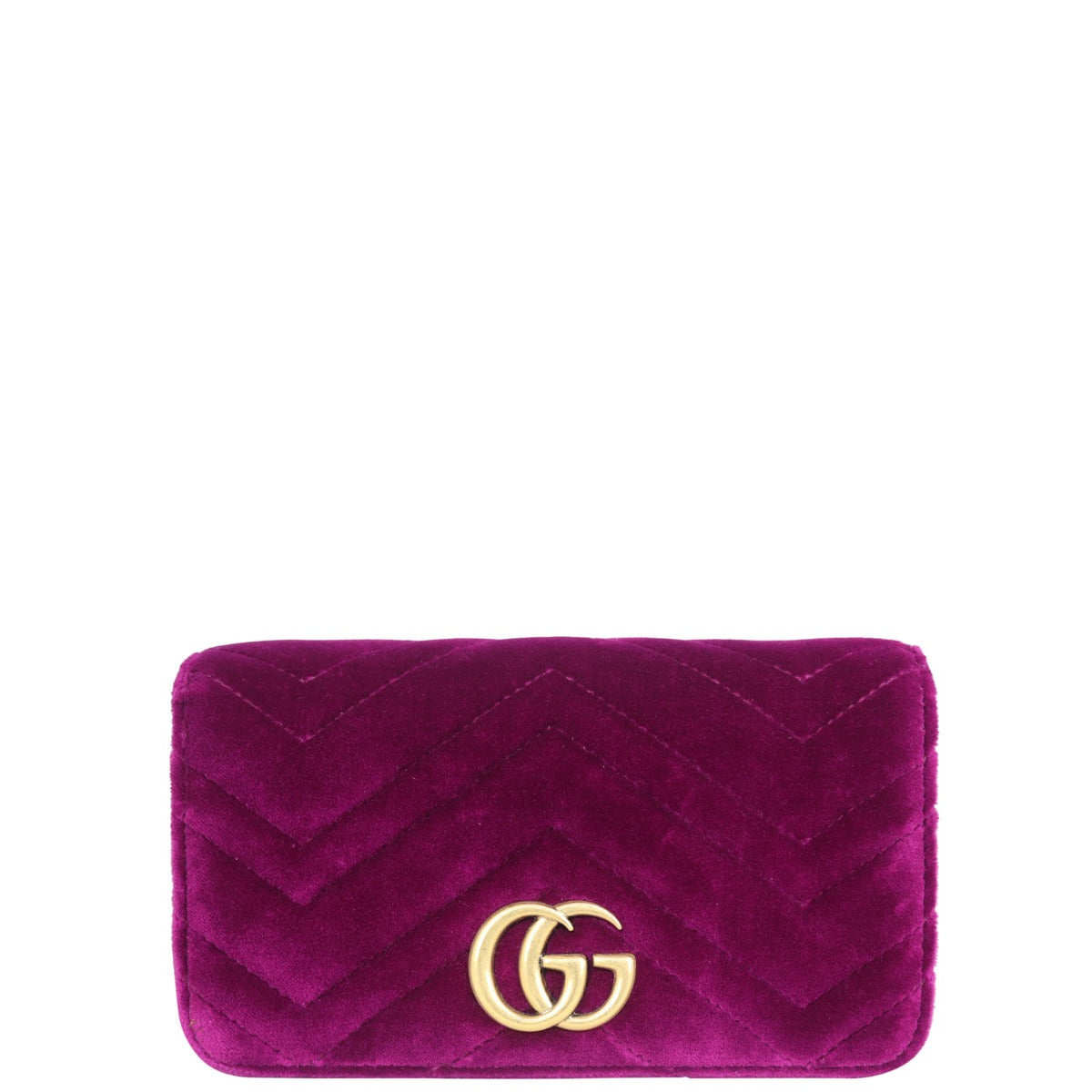 Gucci GG Velvet Super Mini Shoulder Bag