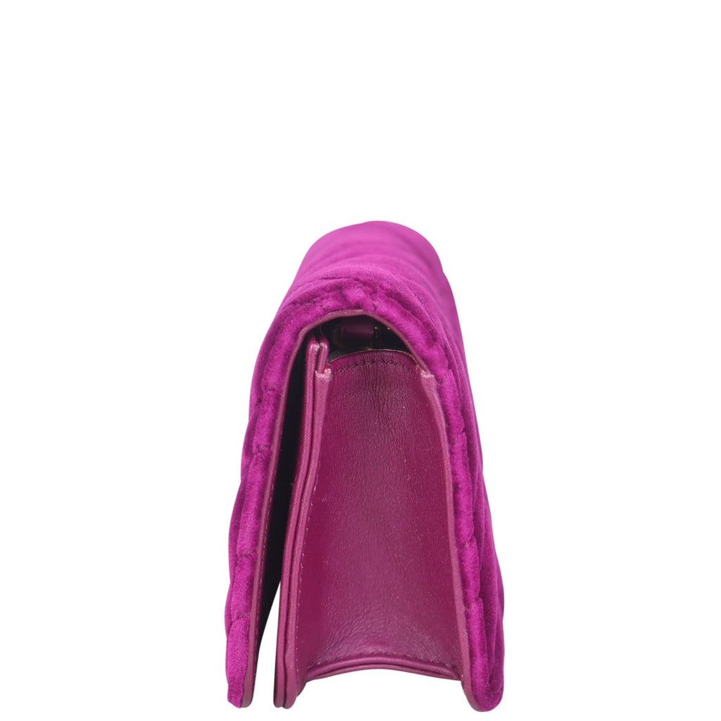 Gucci GG Velvet Super Mini Shoulder Bag