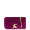 Gucci GG Velvet Super Mini Shoulder Bag