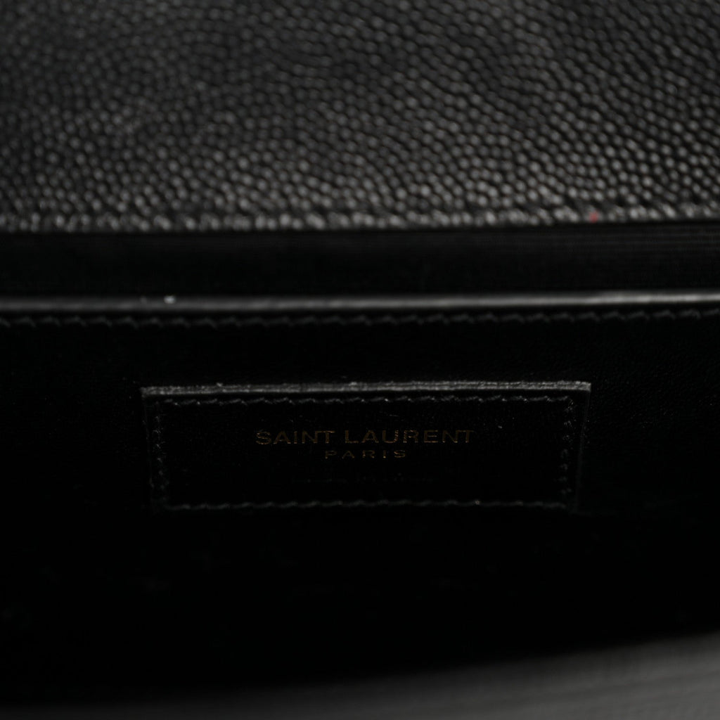 Grain De Poudre Small Monogram Kate Satchel Black