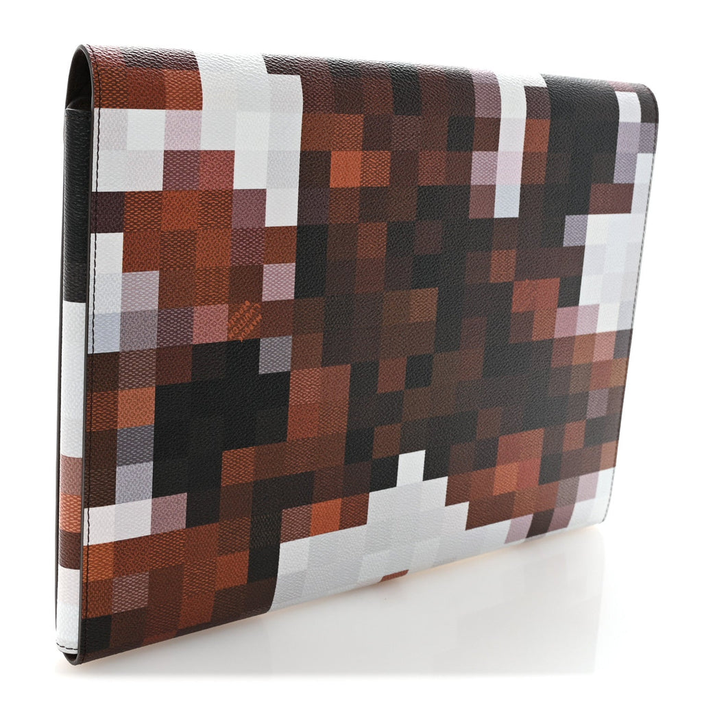 Calfskin Cowmooflage Mark Folder Brown