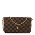 Damier Ebene Pochette Felicie Chain Wallet