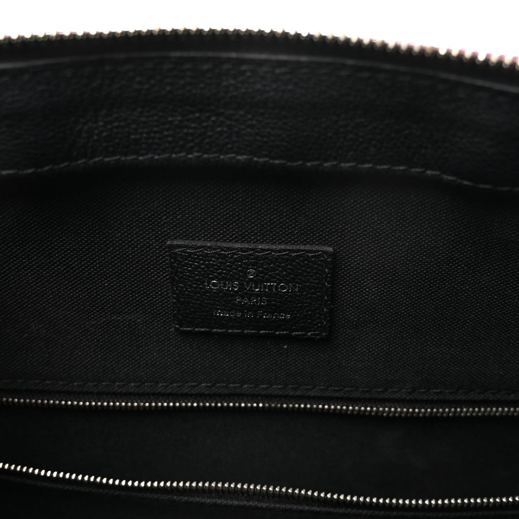 Epi Vaneau GM Black Hot Pink