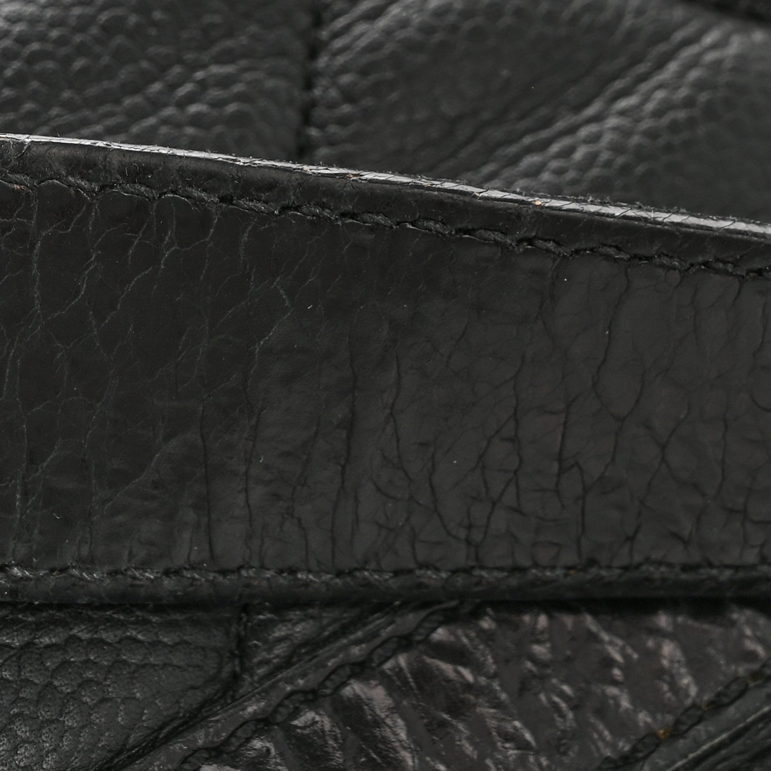 Caviar Quilted Coco Casual Flap Black