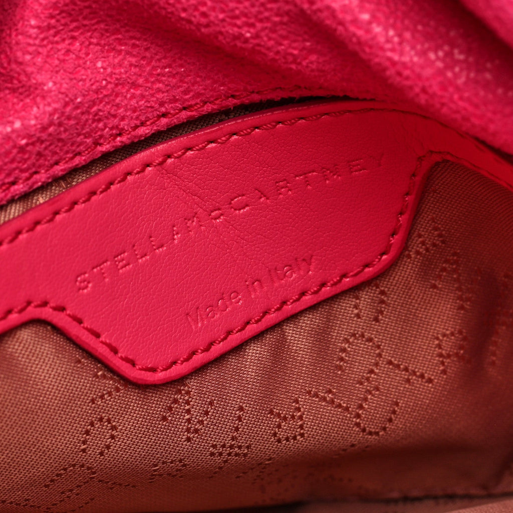 Shaggy Deer Mini Falabella Tote Hot Pink
