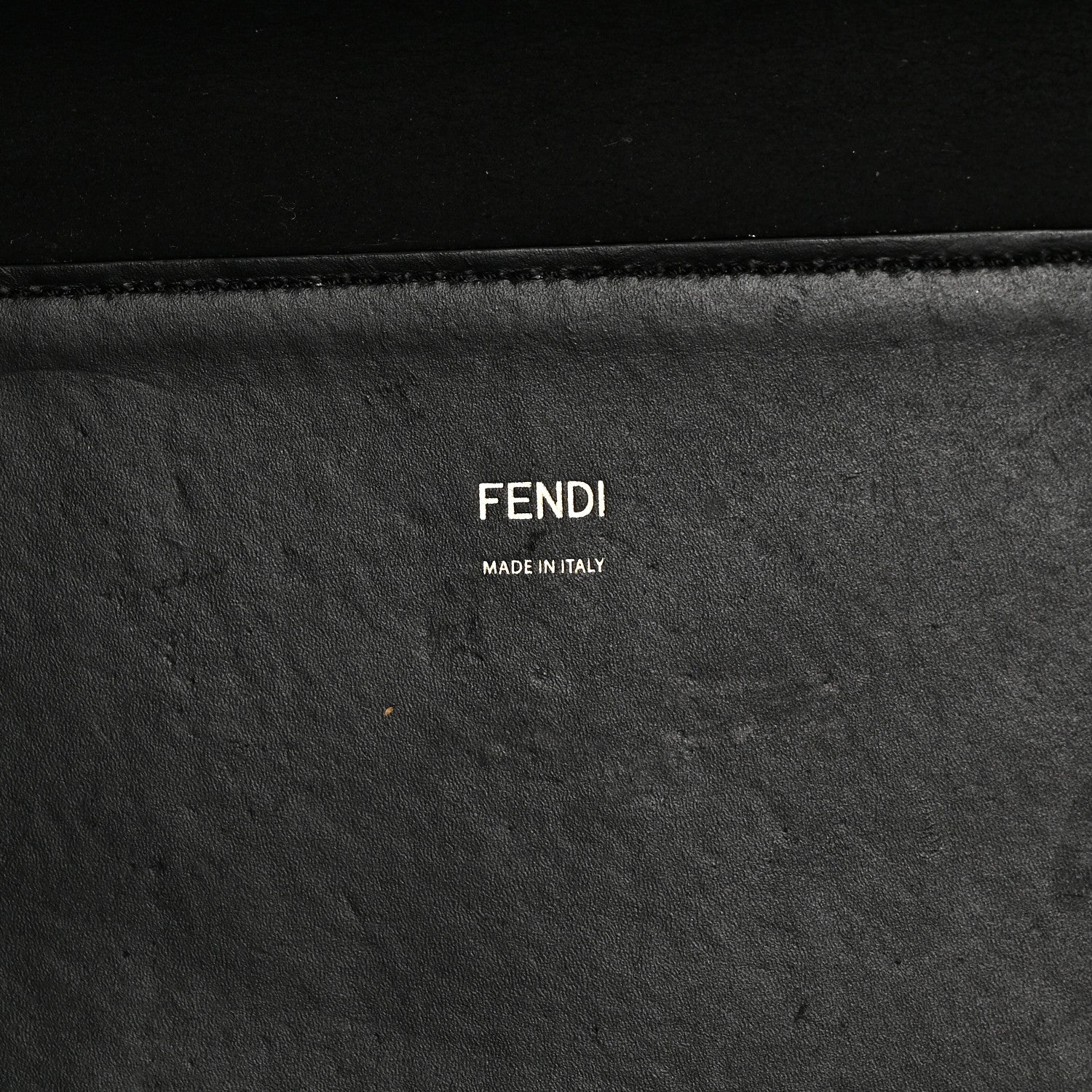 Vitello King Plexiglass Medium Fendi Sunshine Shopper Tote Black