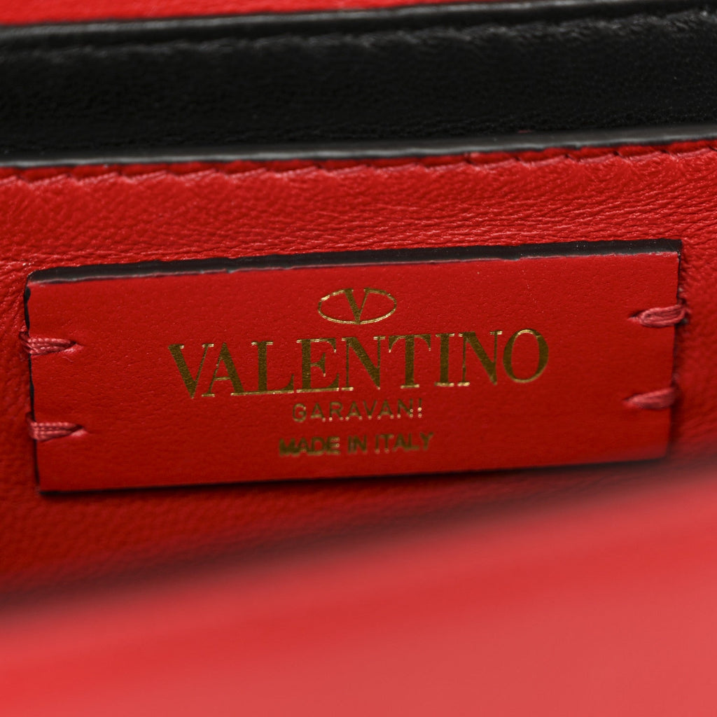 Calfskin Small Supervee Crossbody Bag Rouge Pur