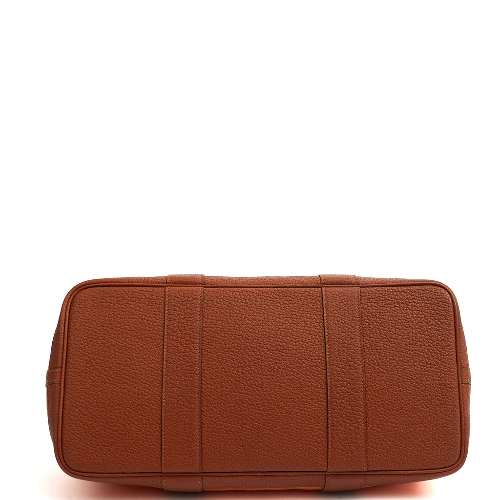 Hermes Tote Garden Tote 30 in Classic Orange, Canvas