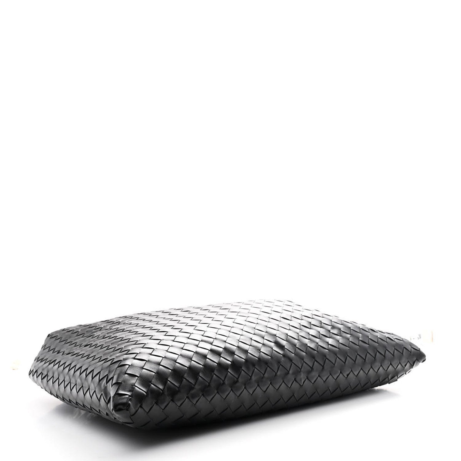 Calfskin Intrecciato Large Hop Black