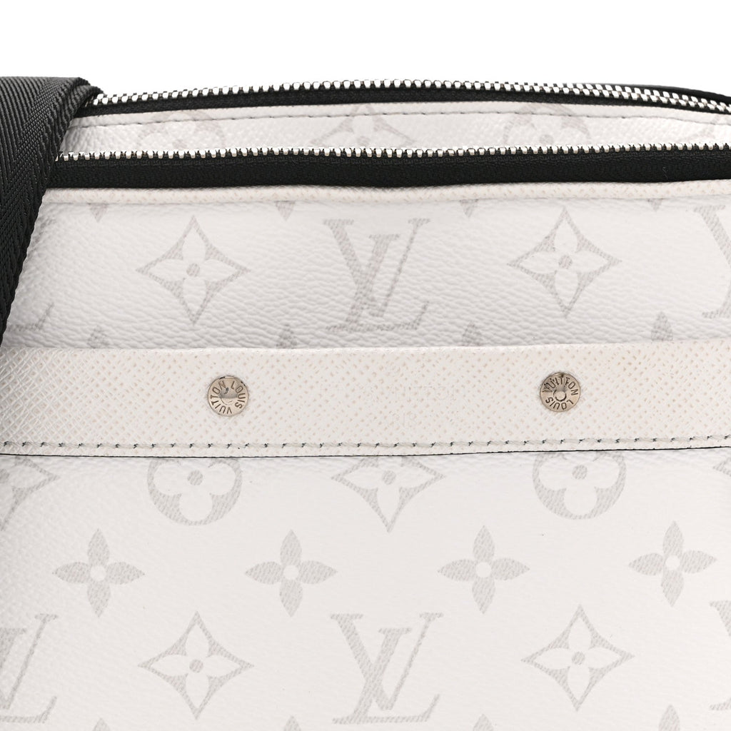 Taiga Monogram Alpha Messenger Optic White