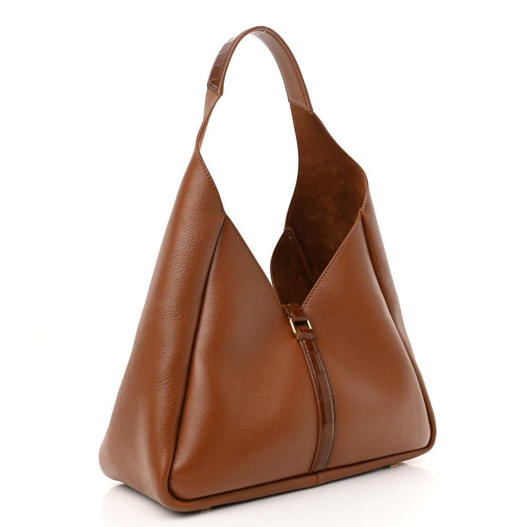 Calfskin Medium G-Lock Hobo Tan